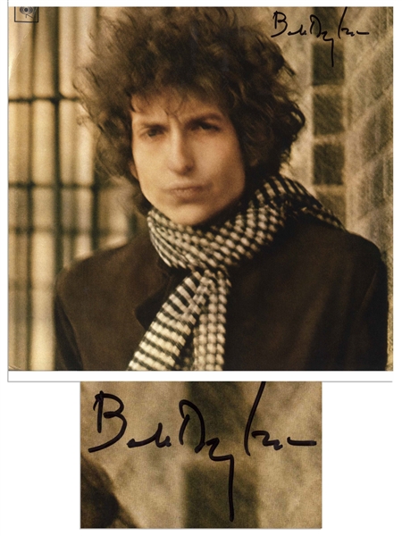 Bob Dylan Signed Double Album ''Blonde on Blonde'' -- With PSA/DNA, Roger Epperson & Jeff Rosen COAs